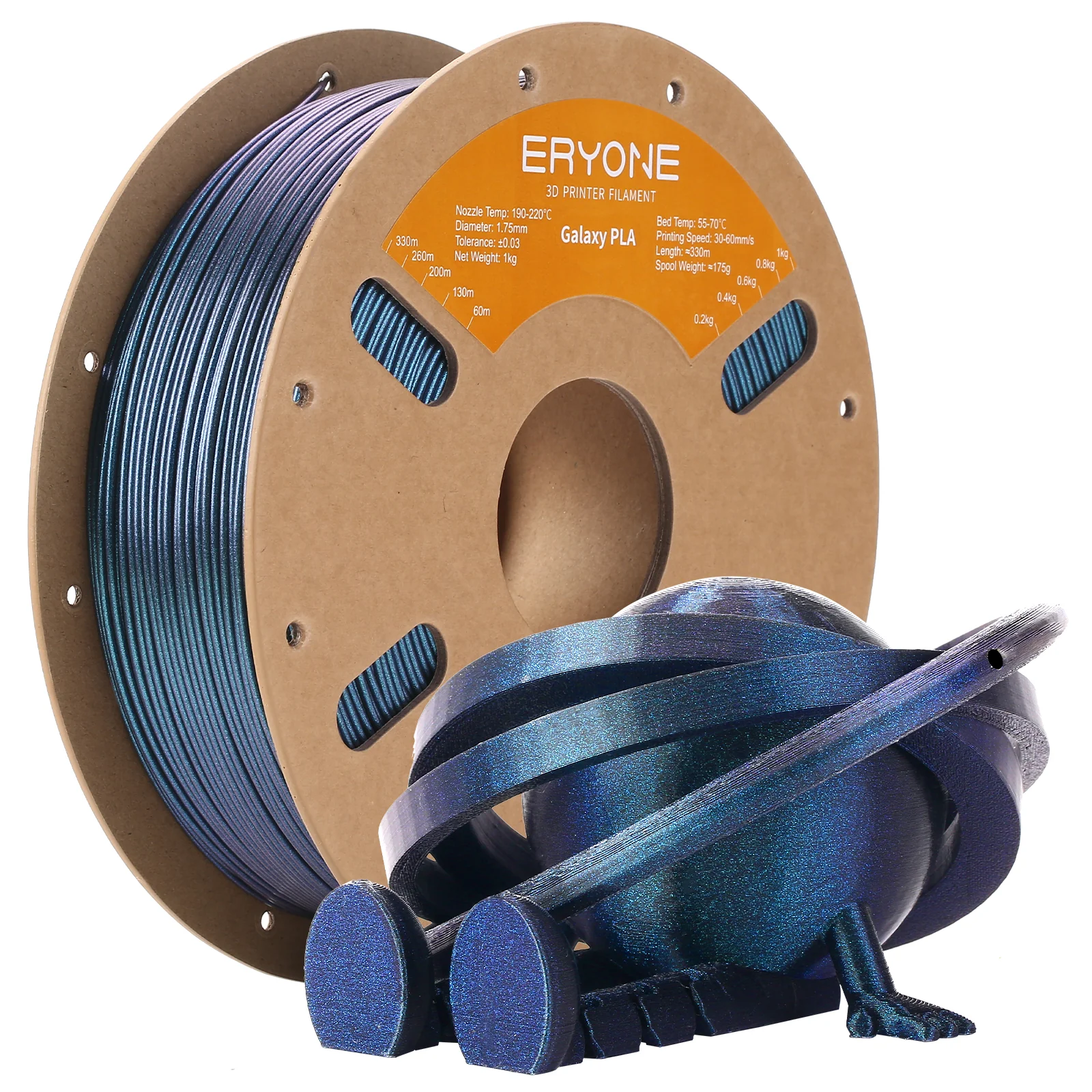 PLA Galaxy Sparkly Glitter Filament - 1.75mm±0.03mm (1kg) - Image 3