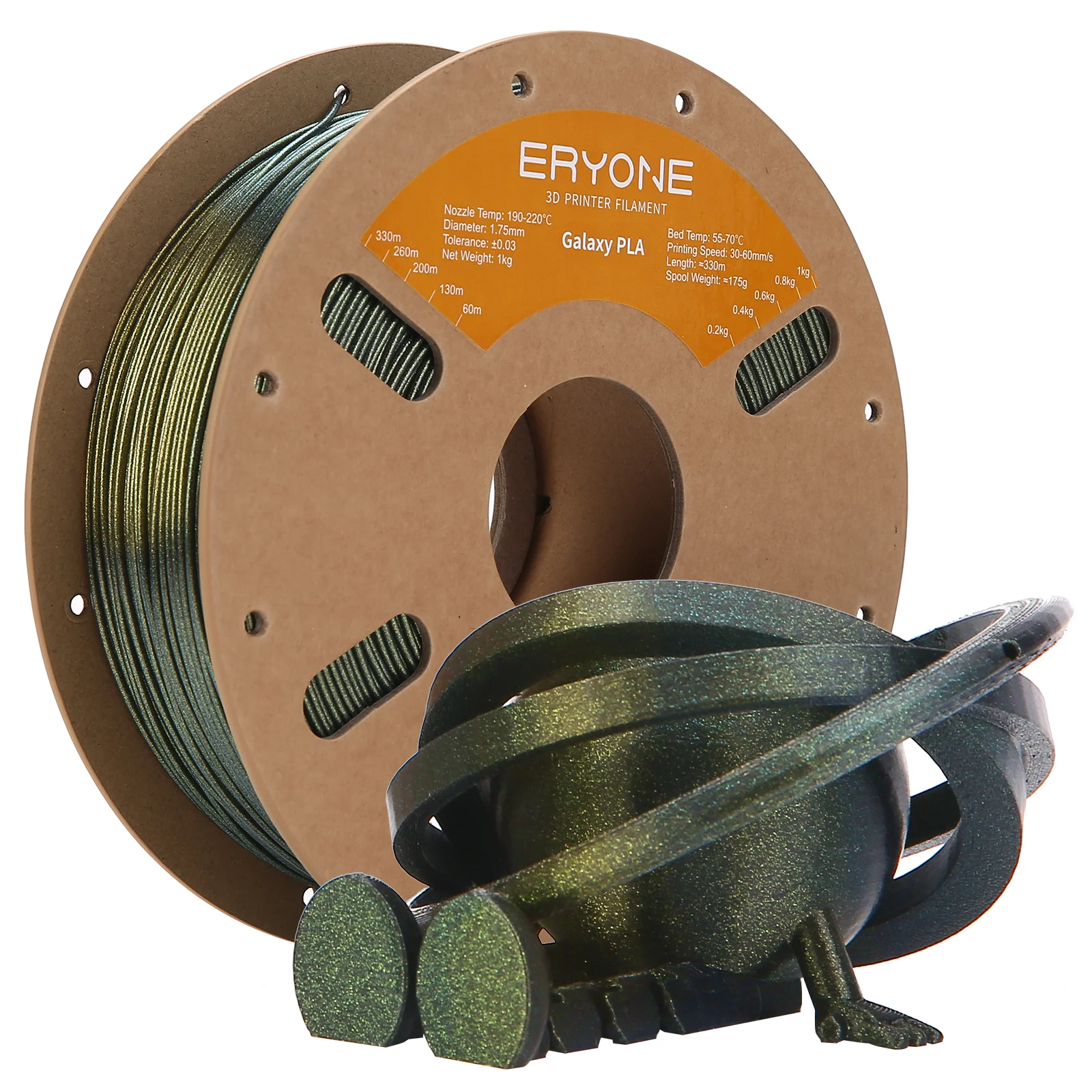 PLA Galaxy Sparkly Glitter Filament - 1.75mm±0.03mm (1kg) - Image 4