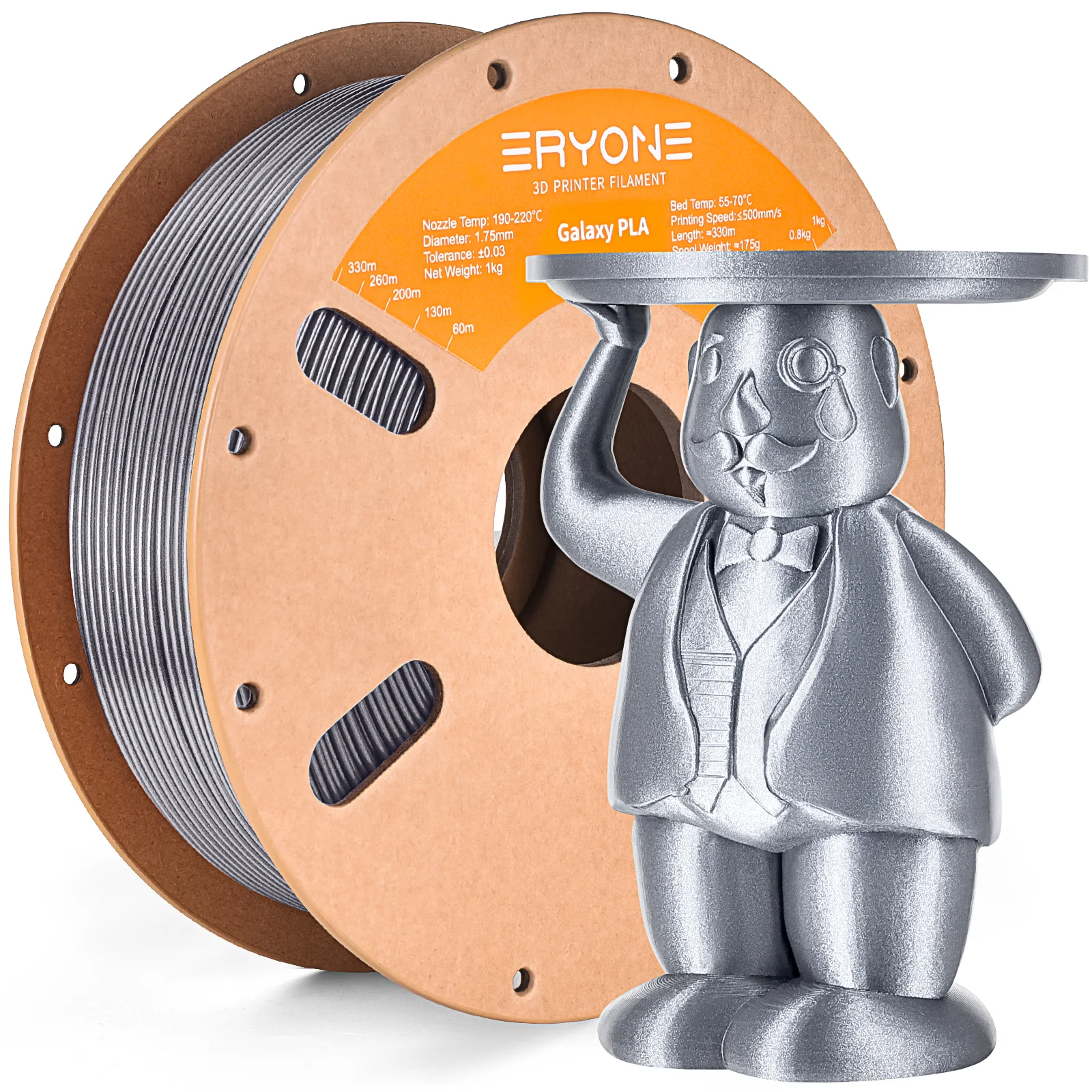 PLA Galaxy Sparkly Glitter Filament - 1.75mm±0.03mm (1kg) - Image 7