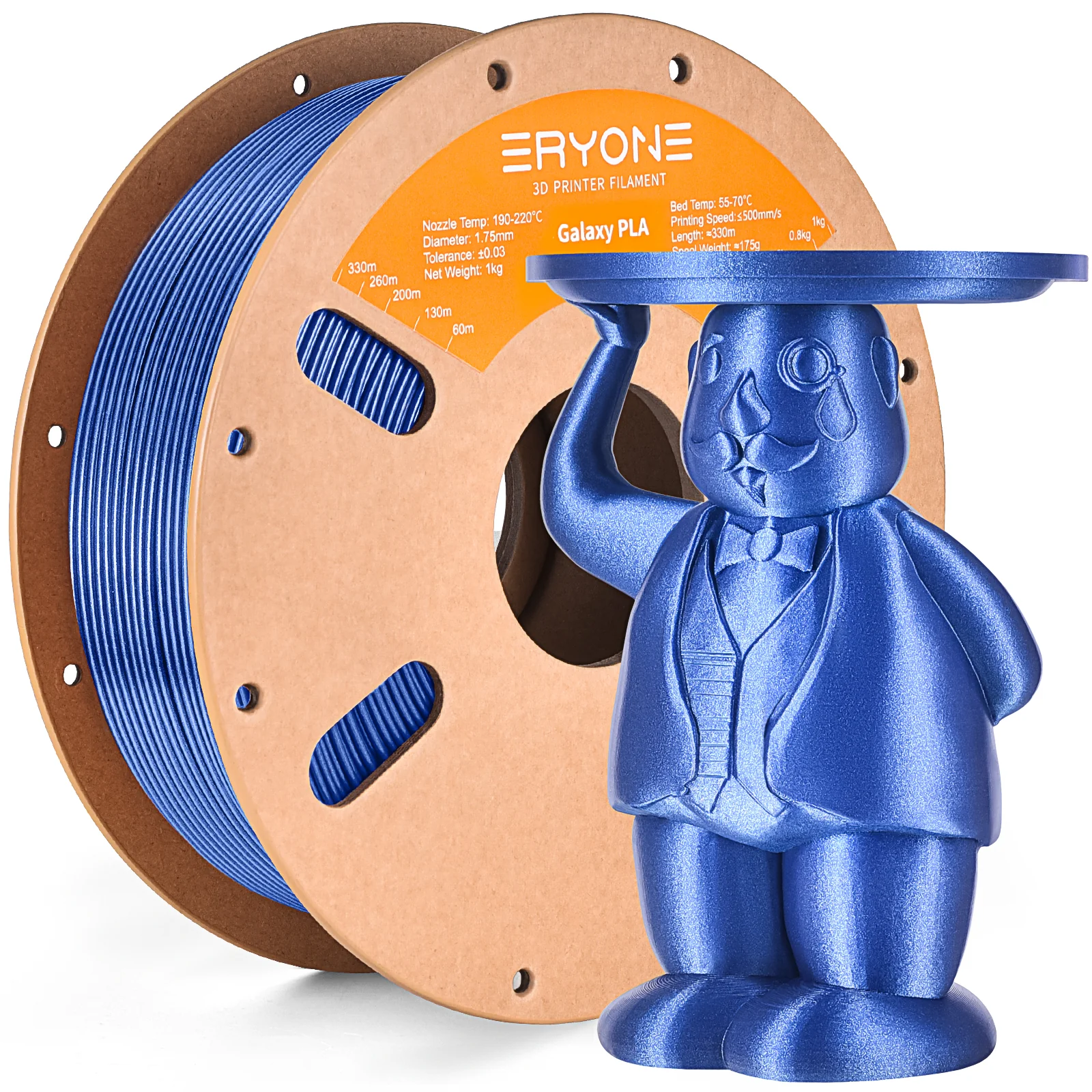 PLA Galaxy Sparkly Glitter Filament - 1.75mm±0.03mm (1kg) - Image 8