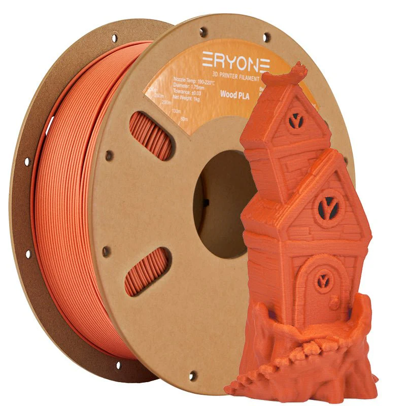 PLA Wood Filament - 1.75mm±0.03mm (1kg) - Image 5