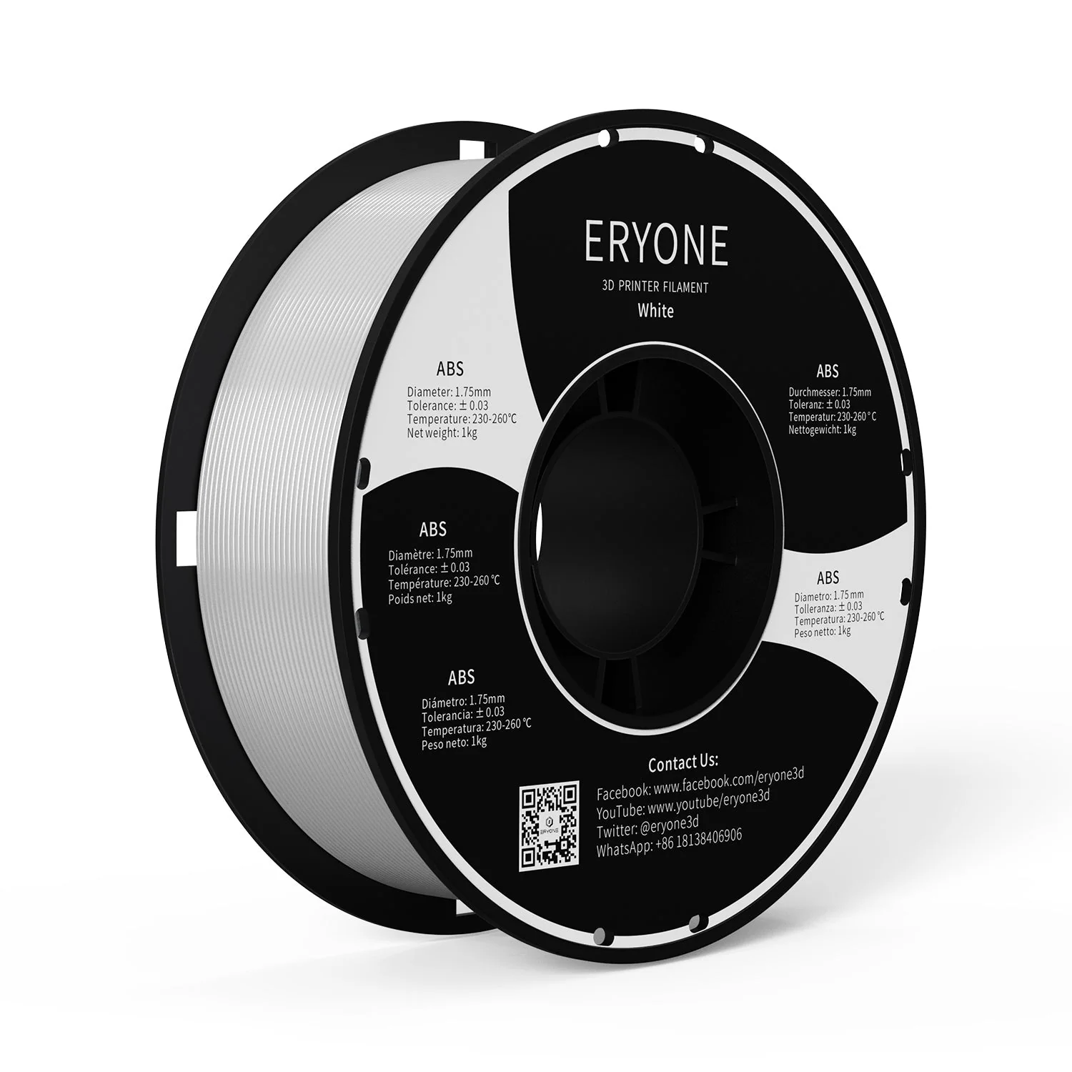 (Pre-Sale) ABS Filament，1kg (MOQ:20 Rolls,Mixable) - Image 3