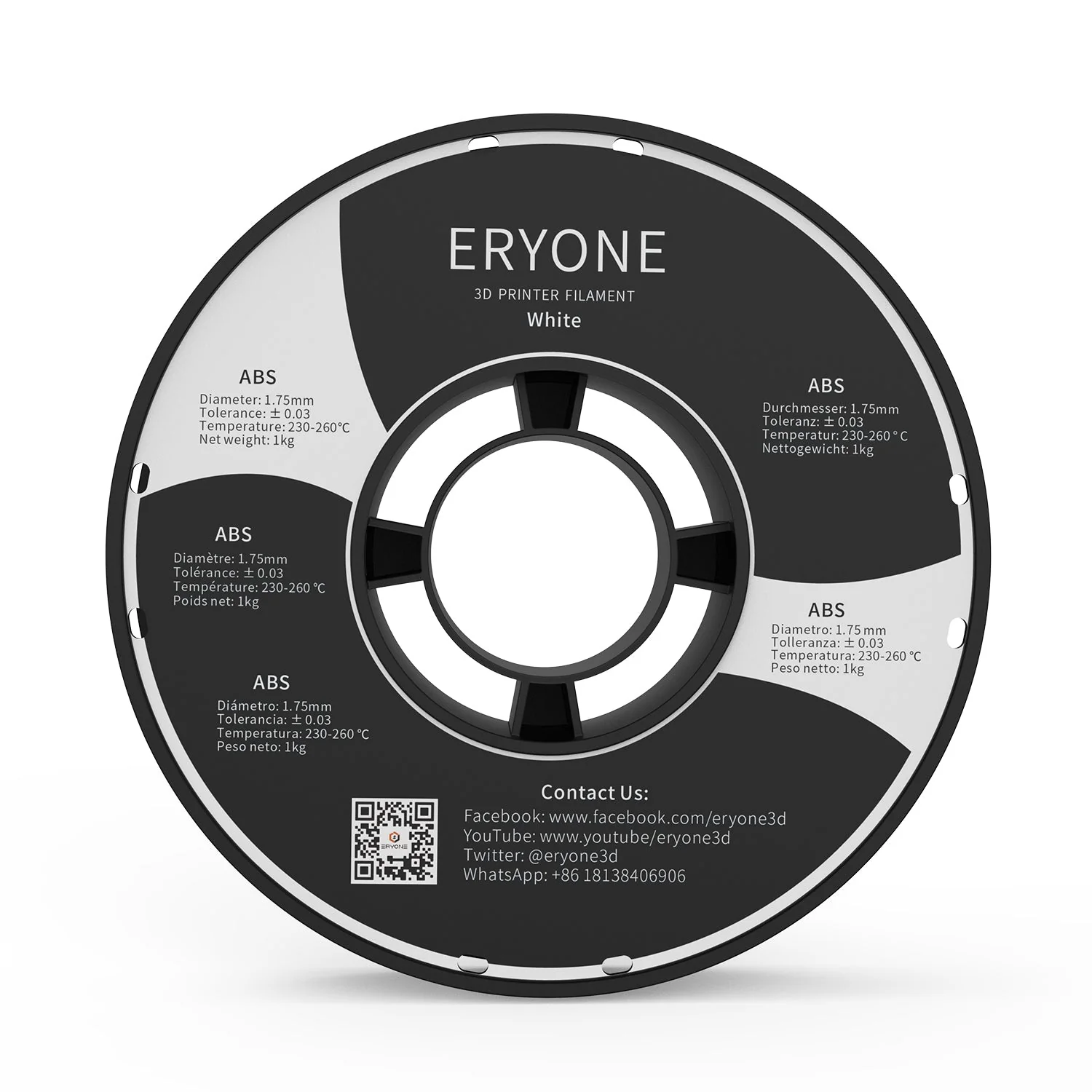 (Pre-Sale) ABS Filament，1kg (MOQ:20 Rolls,Mixable) - Image 6